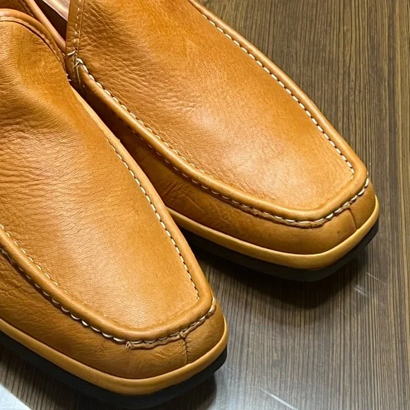 Deerskin leather loafers Size 12 - Picture 3 of 14